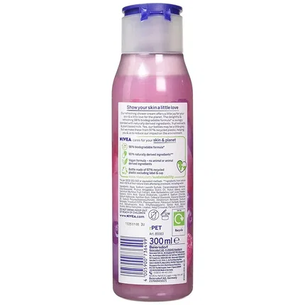 Гель для душа освежающий Nivea Fresh Blends Raspberry, 300 мл