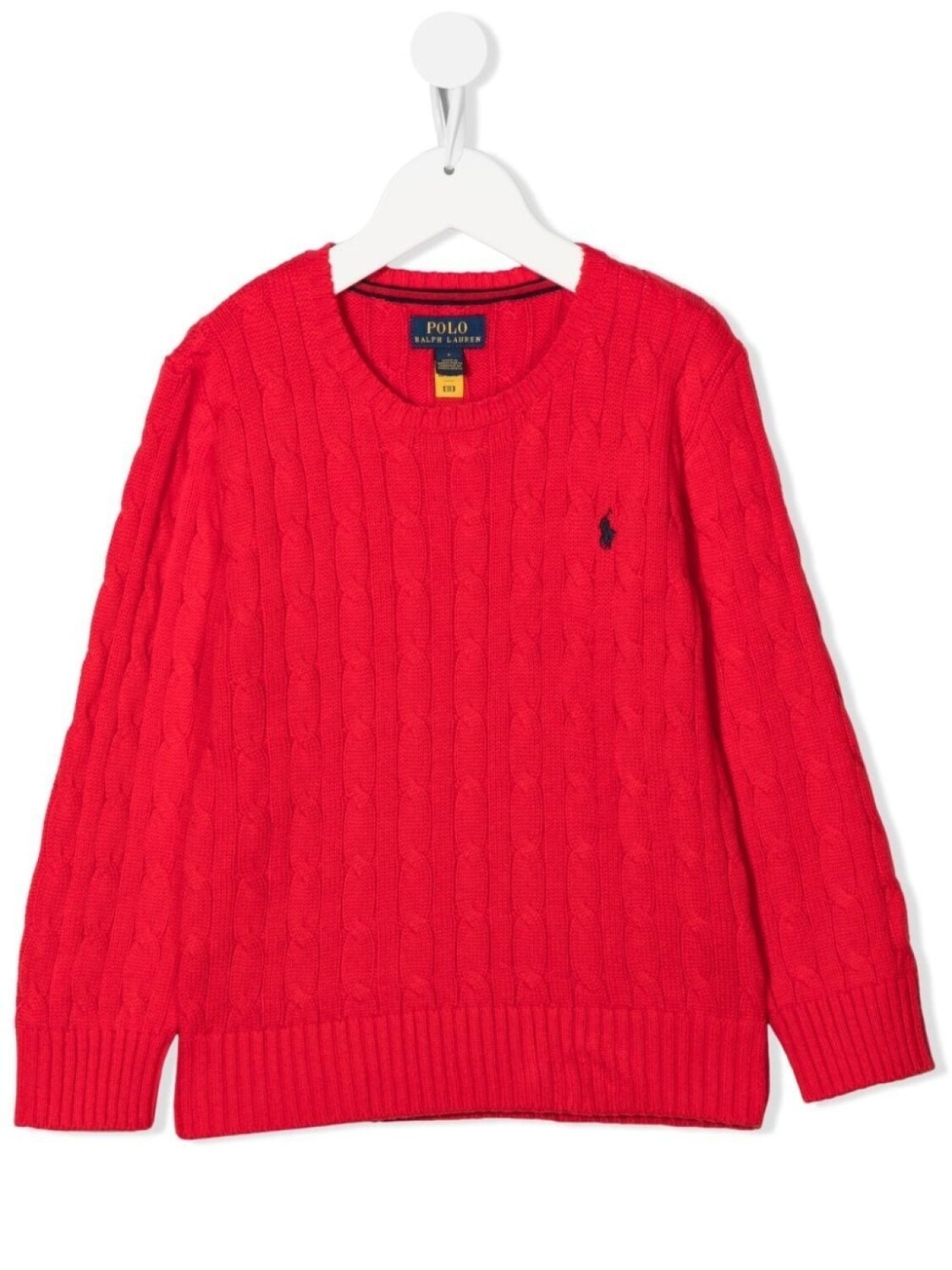 

Ralph Lauren джемпер Polo Pony фактурной вязки, красный