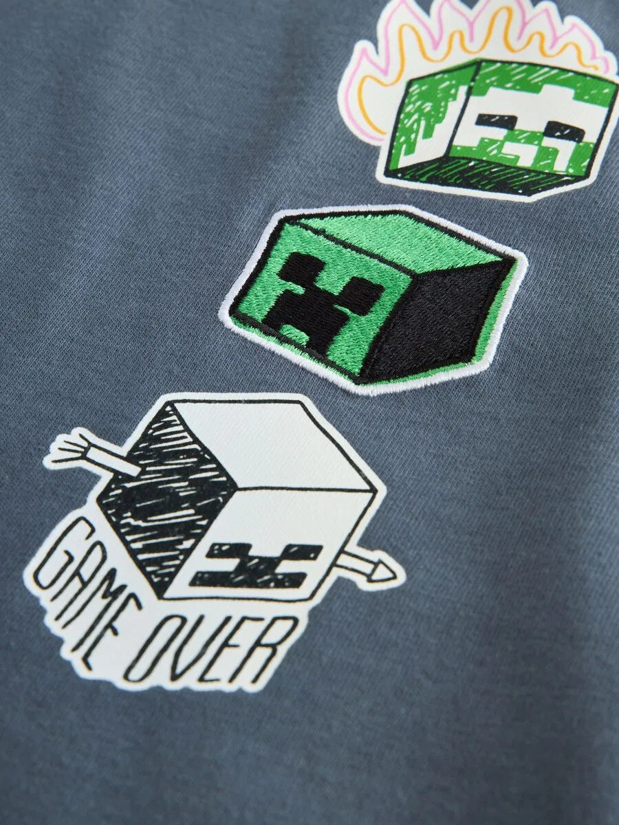 Футболка "Minecraft" Next, серый — фото 4