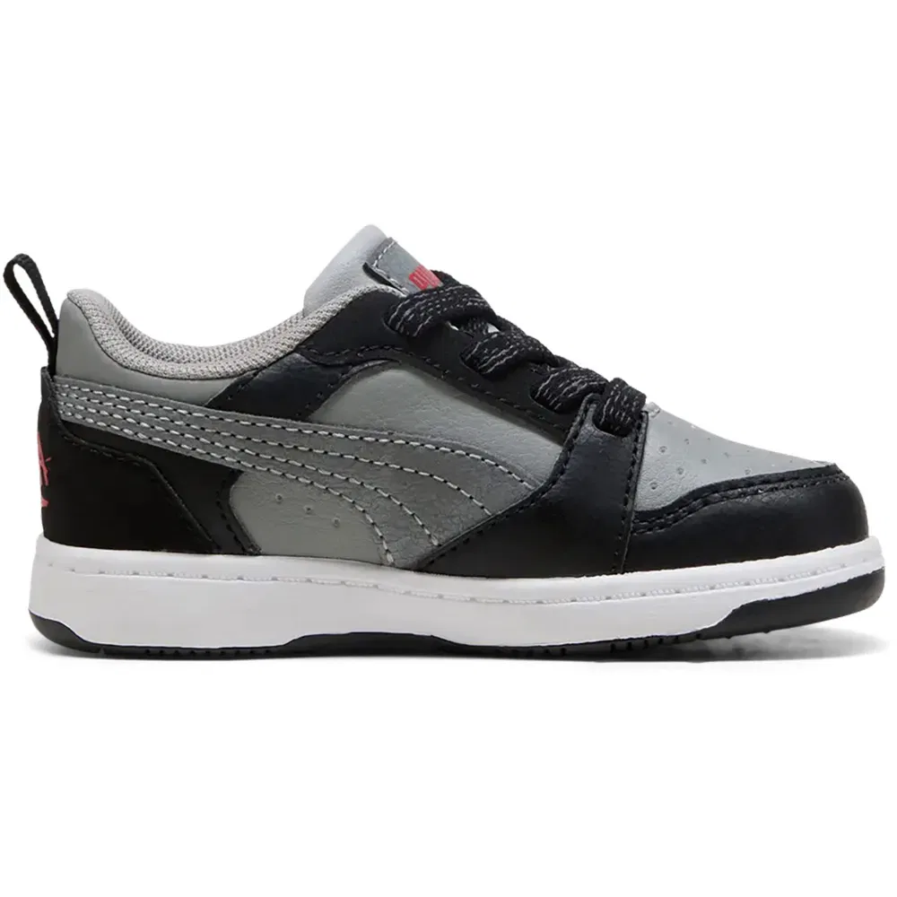 Детские кроссовки для девочек с принтом Rebound V6 Lo Mid 90S AC+Inf Puma, Grey