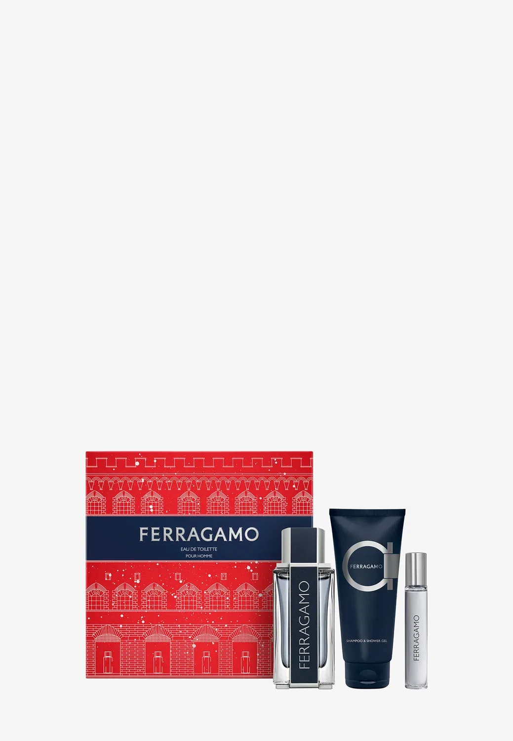 Подарочный набор Ferragamo (туалетная вода + гель для душа) - набор ароматов Ferragamo Fragrances, One Size