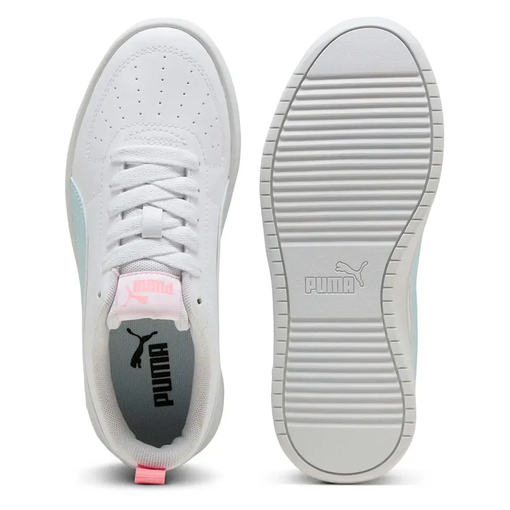 Детские кроссовки для девочек с синтетическим верхом Puma Rickie, White — фото 2