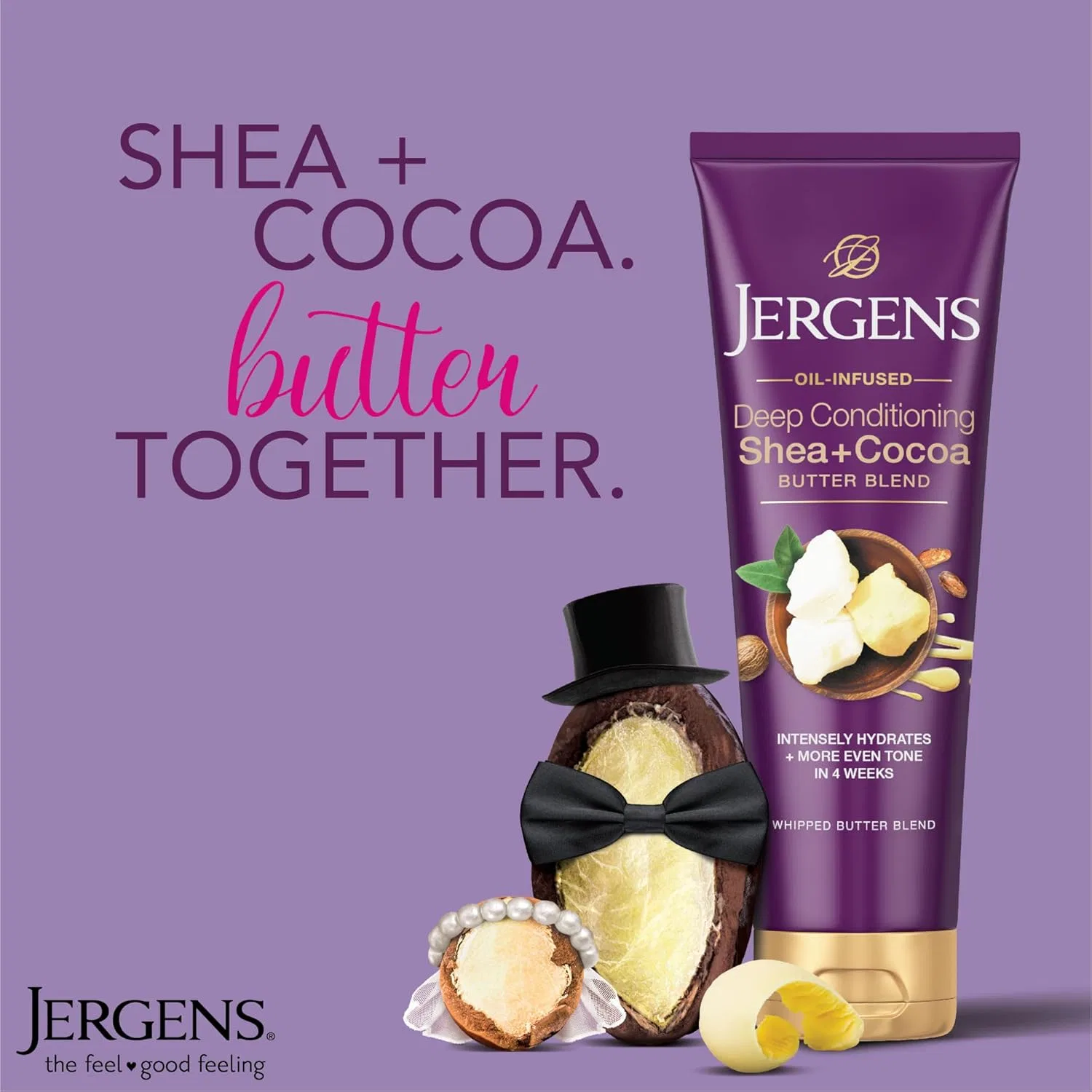Лосьон для тела Jergens Shea + Cocoa Butter, 251 мл — фото 4