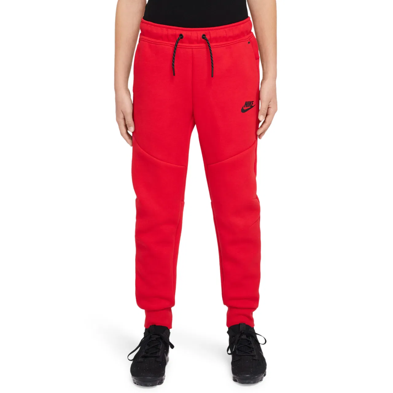 Брюки для мальчиков Tech Fleece Nike, цвет Black/University Red