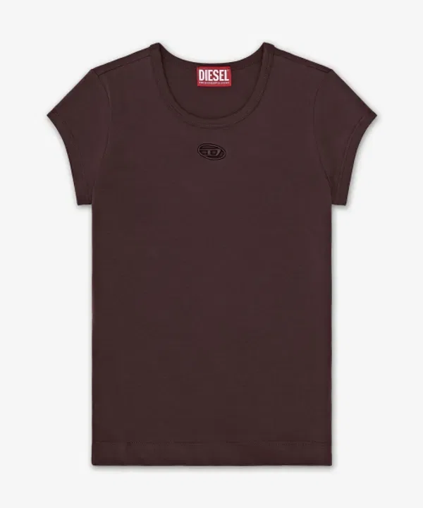 Футболка с коротким рукавом T- -Od, коричневая, Diesel