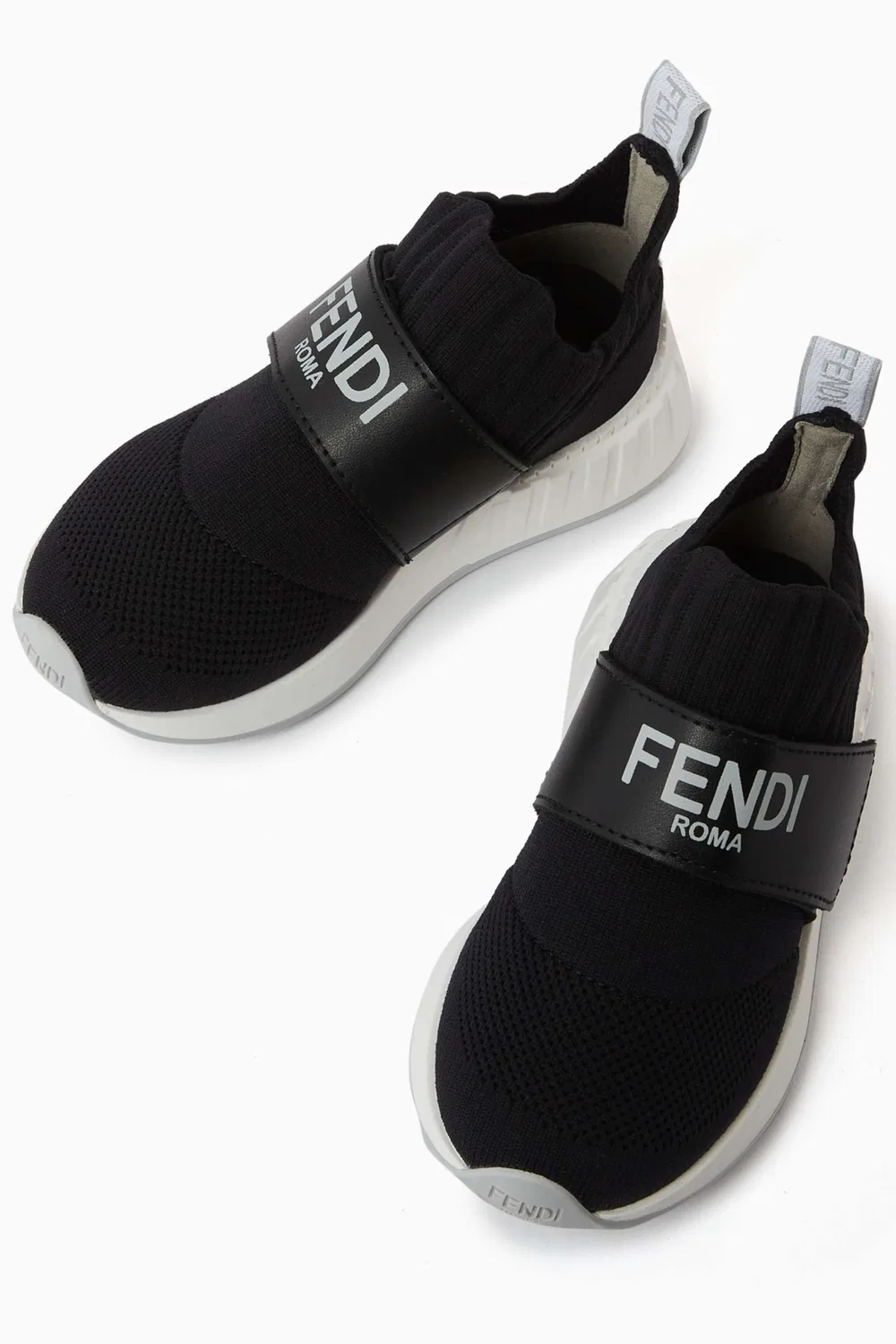 Кроссовки из сетки с логотипом Fendi — фото 4