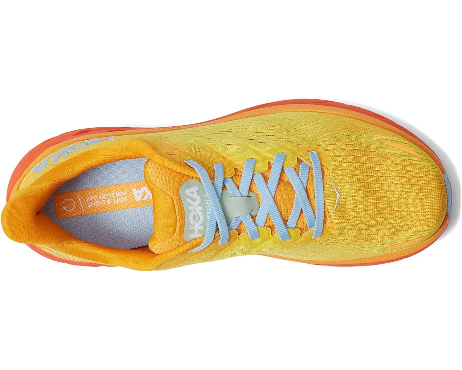 

Кроссовки Clifton 8 Hoka, желтый