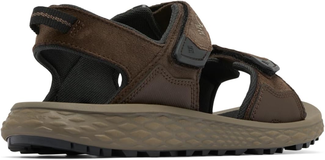 Columbia Мужские сандалии Konos Hiker 2-Strap, Cordovan/Black — фото 2