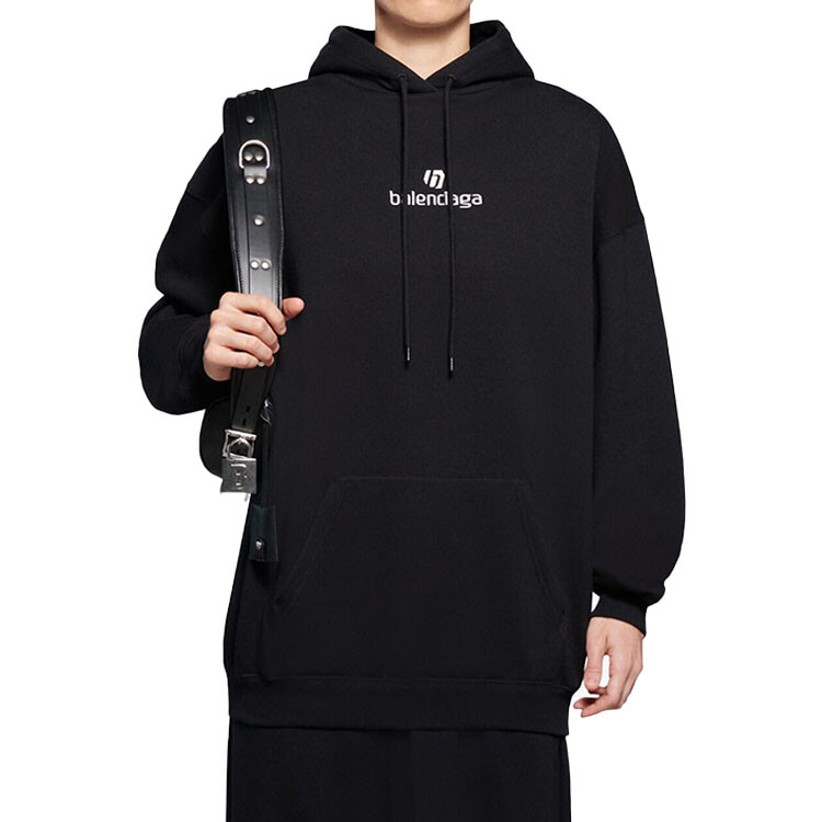 Толстовка женская Balenciaga Sponsor, черный — фото 2