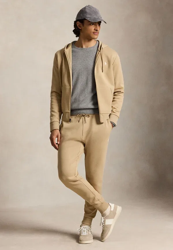 Толстовка с капюшоном на молнии Double Knit Full Zip, Polo Ralph Lauren, цвет винтажный хаки — фото 2