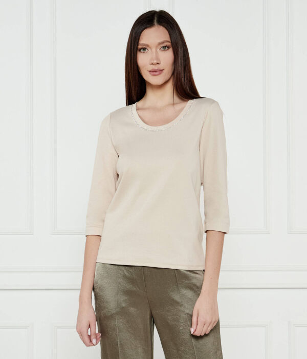 

Блузка Marc Cain Regular Fit, бежевый