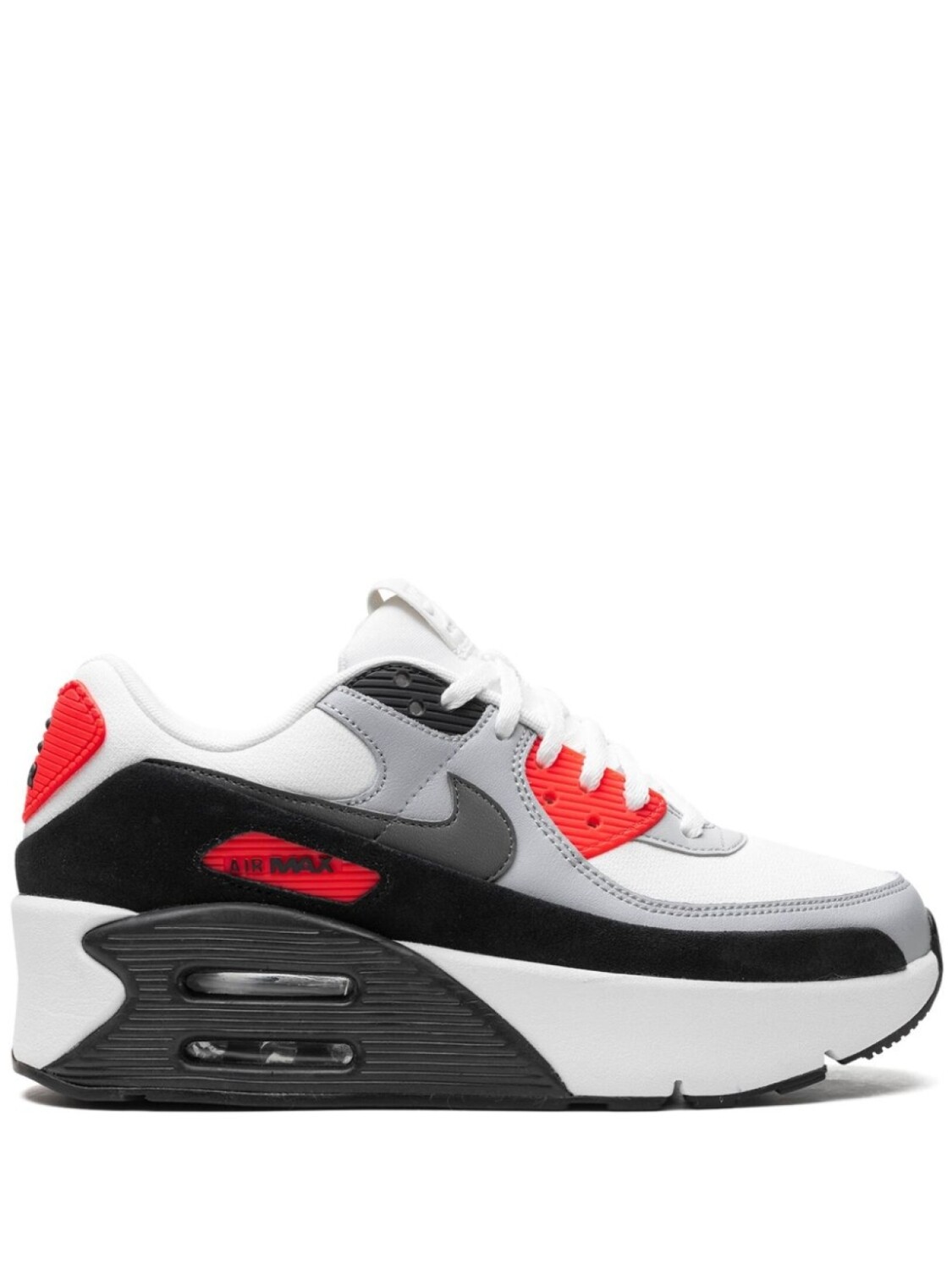 

Инфракрасные кроссовки Air Max 90 LV8 Nike, серый, Красный, Инфракрасные кроссовки Air Max 90 LV8 Nike, серый