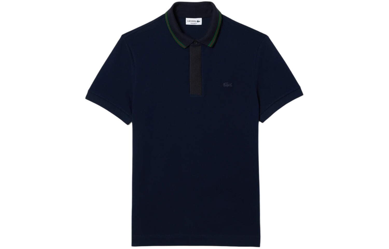 

Рубашка поло мужская темно-синяя Lacoste, синий