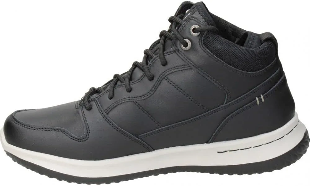 Мужские классические ботинки Skechers Delson Selecto, черный/черный — фото 4