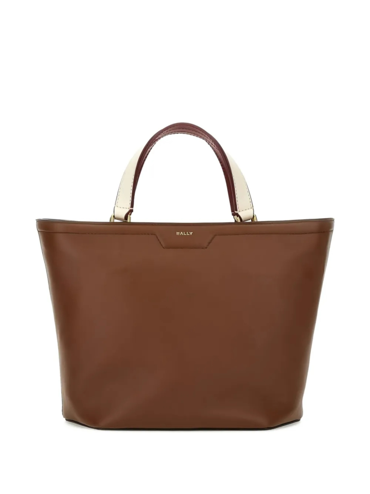 

Сумка Bally из кожи с верхней ручкой, коричневый