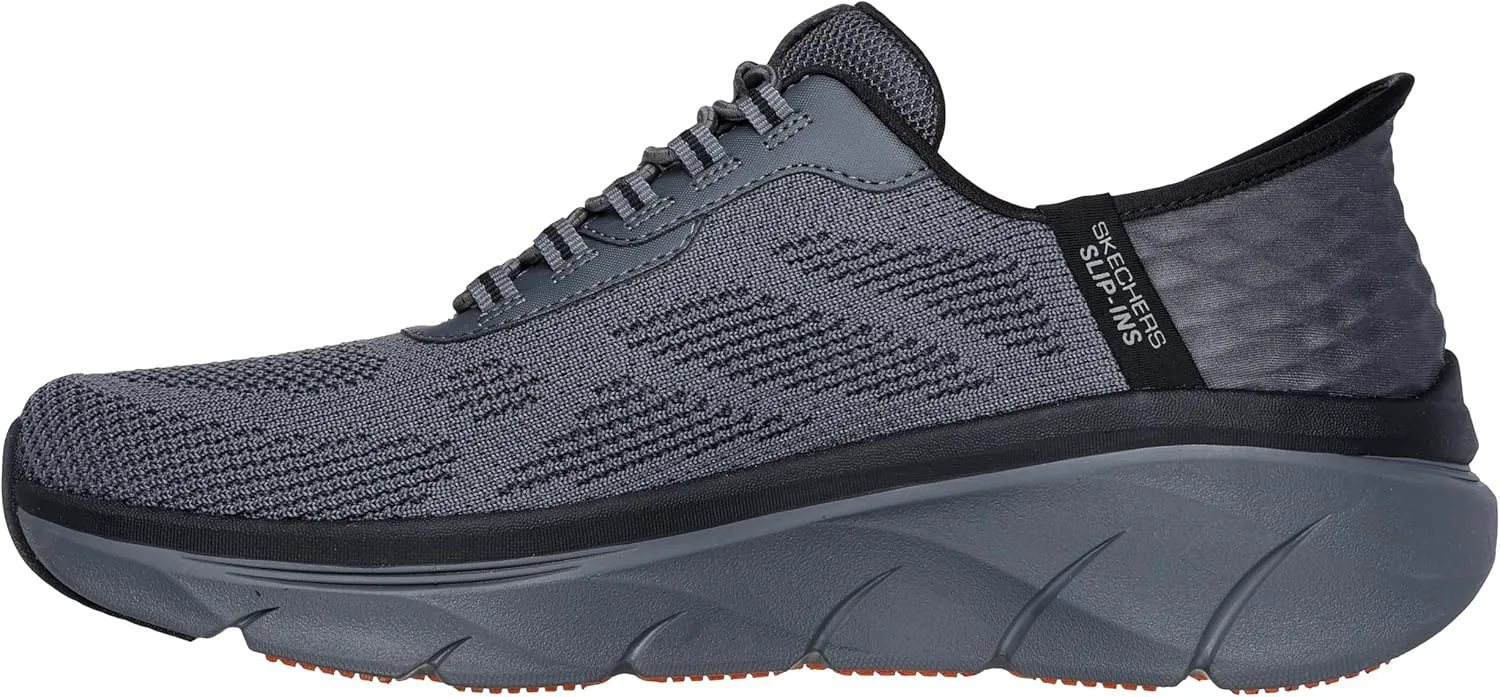Мужские кроссовки Skechers D'Lux Walker Rezinate с легким надеванием без использования рук — фото 3