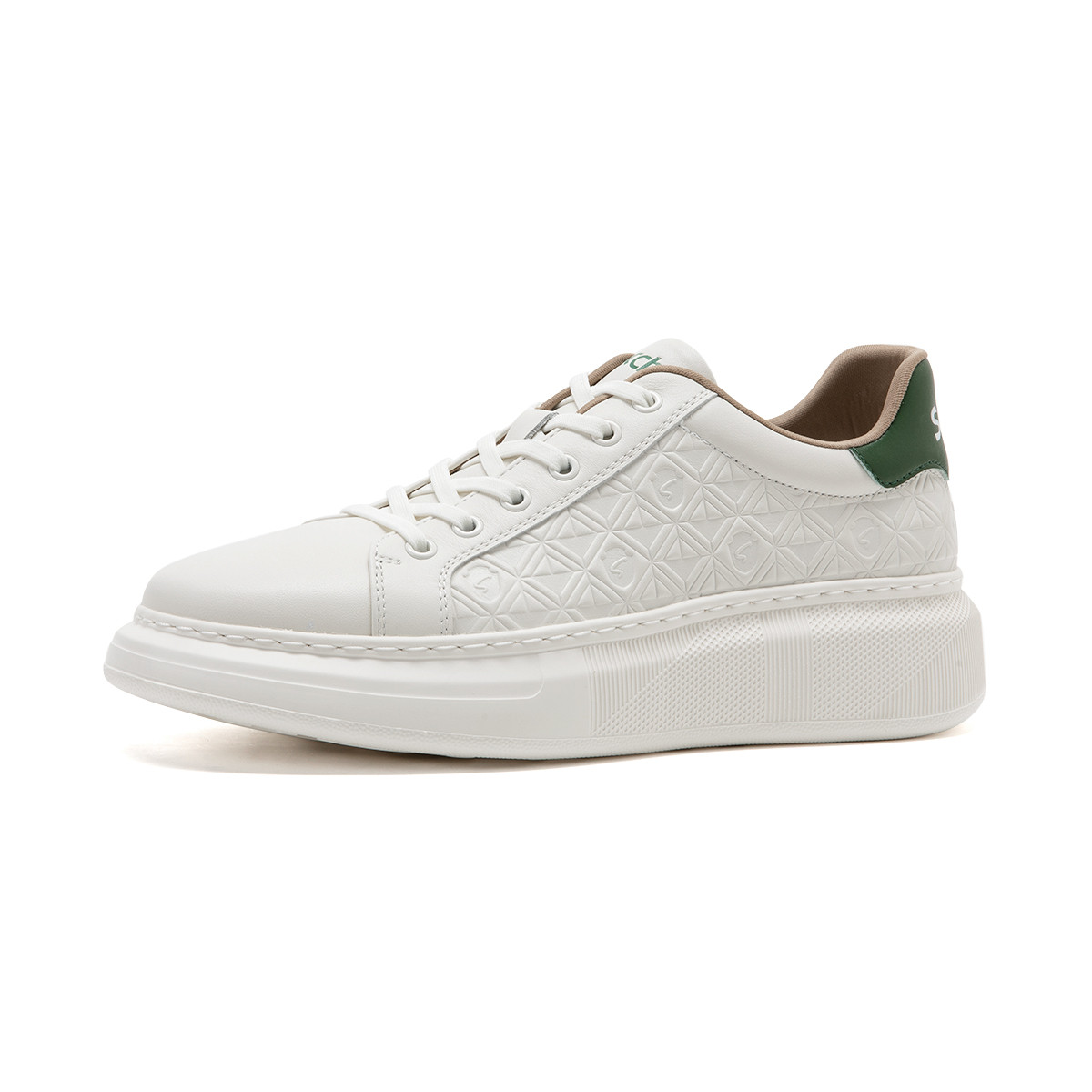 

Satchi Мужские низкие скейтерские кроссовки бело-зеленые, цвет White/Green