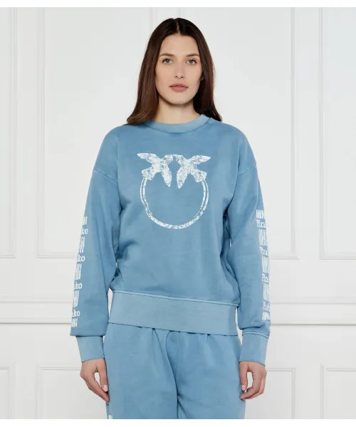 

Толстовка Минделу Relaxed fit Pinko, синий