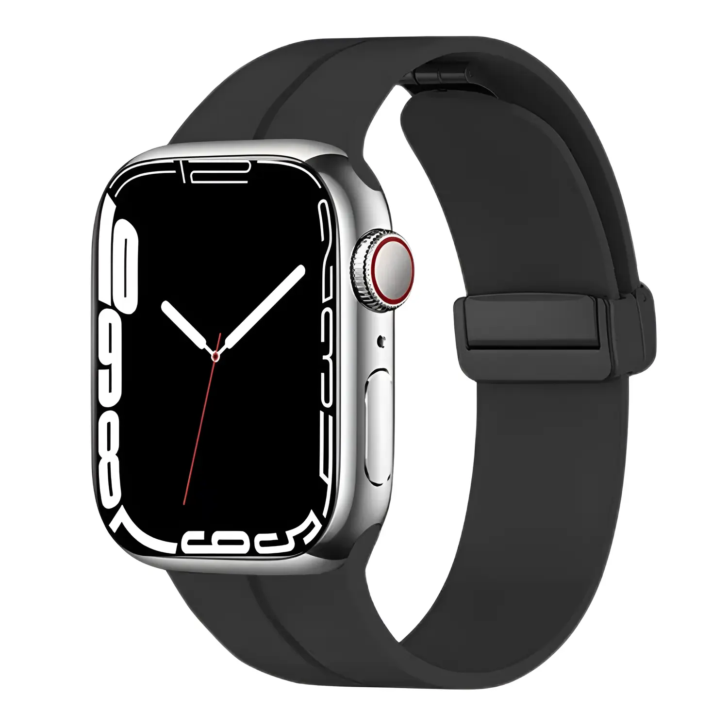 

Zhongwo Часы Strap Apple Compatibility Silicone Material 49mm, Black