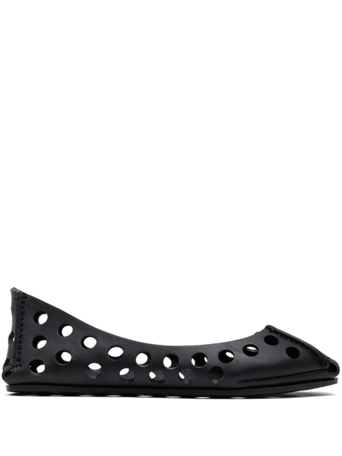 Балетки Alaïa Perfo, черный