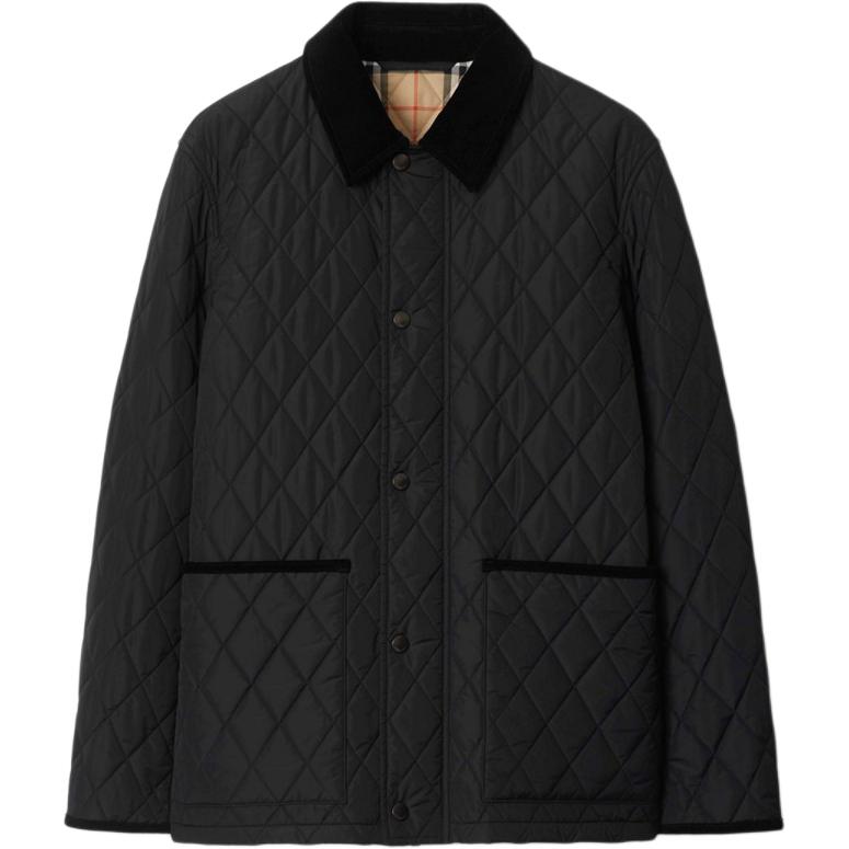 

Burberry Приталенное пальто на пуговицах, Black