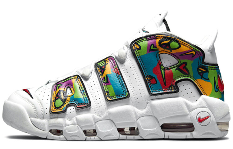 

Кроссовки Nike Air More Uptempo Peace Love Swoosh, Серый, Кроссовки Nike Air More Uptempo Peace Love Swoosh