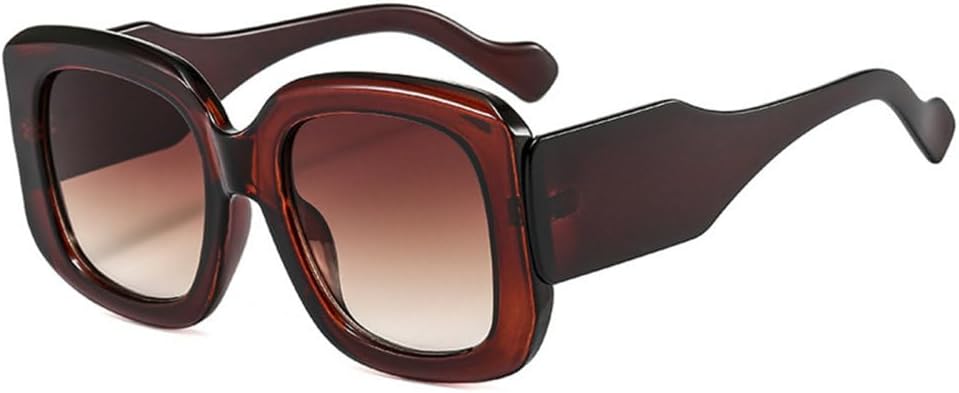 

Модные солнцезащитные очки большого размера для женщин, винтажные очки с градиентным переходом цвета для мужчин, трендовые зеленые и фиолетовые солнцезащитные очки UV400 generic, C1-33642