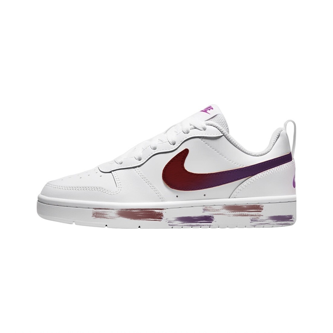 

Кроссовки Nike Court Borough Skateboarding Shoes Women's Low-top Red/purple, фиолетовый