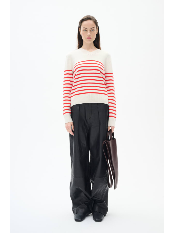 

InWear Вязаный свитер WallisIW Classic fit в красную полоску