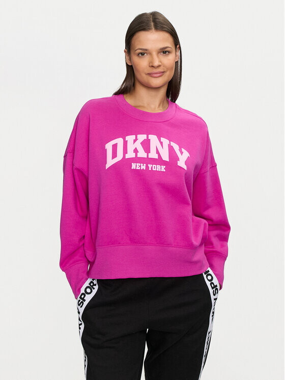 

Толстовка свободного кроя Dkny Sport, розовый