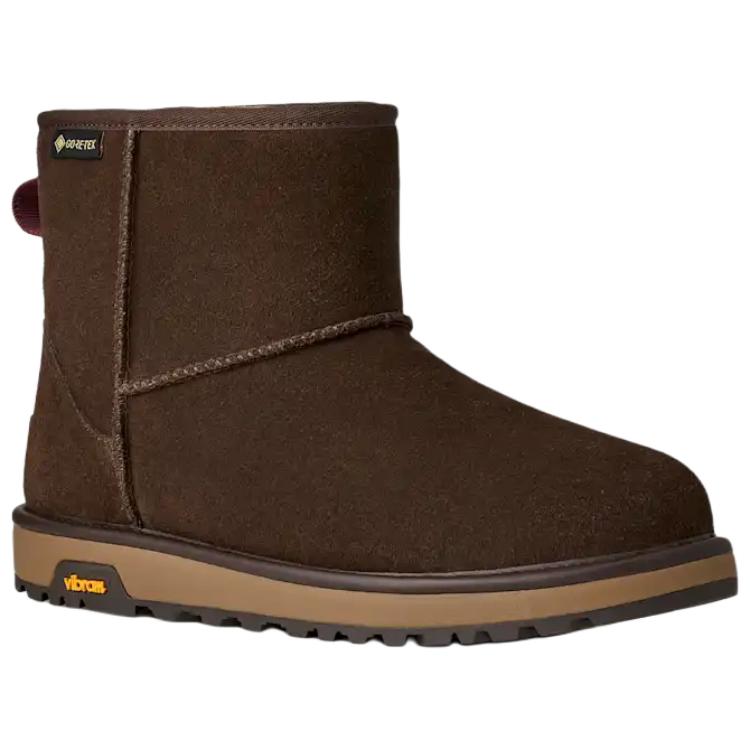 UGG Классические мини GTX термо водонепроницаемые короткие снежные ботинки мужские dark brown — фото 4