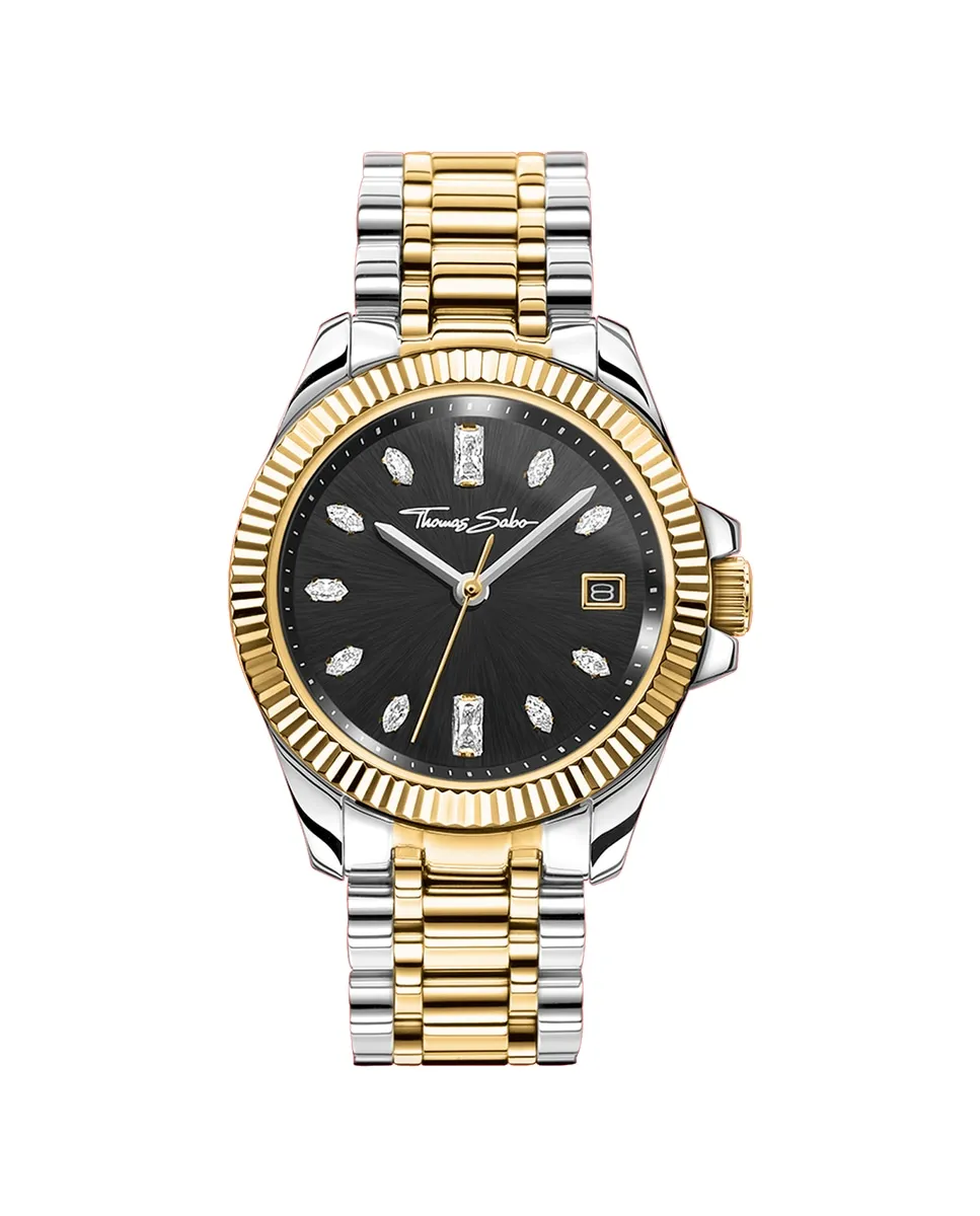 

Двухцветные женские часы из золота и серебра Thomas Sabo, серебряный