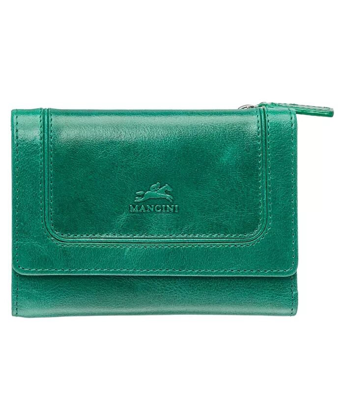 

Мини-кошелек-клатч South Beach RFID Secure Mancini, зеленый
