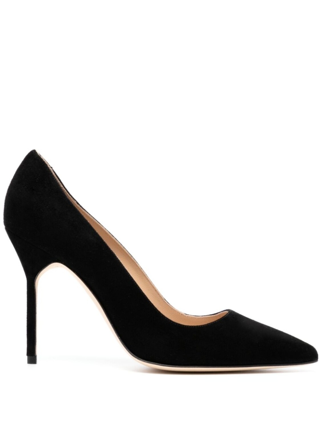 

Туфли BB 90 с заостренным носком Manolo Blahnik, черный