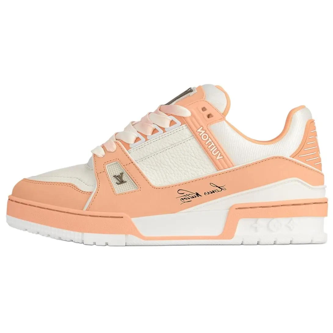 LOUIS VUITTON Кроссовки для скейтбординга Trainer Low-Top женские, оранжевые
