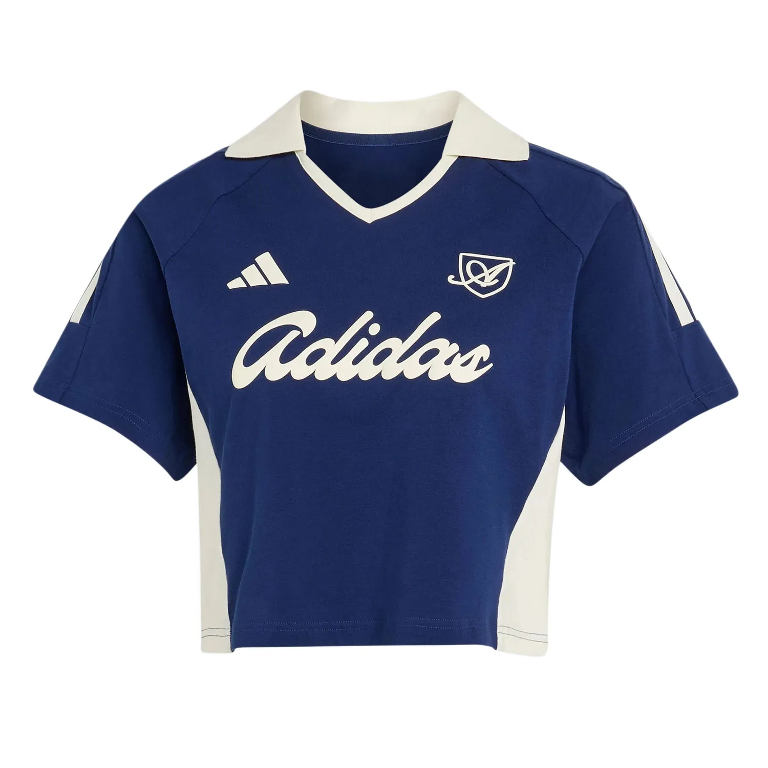 Поло женское спортивное Adidas LUX TIRO темно-синий