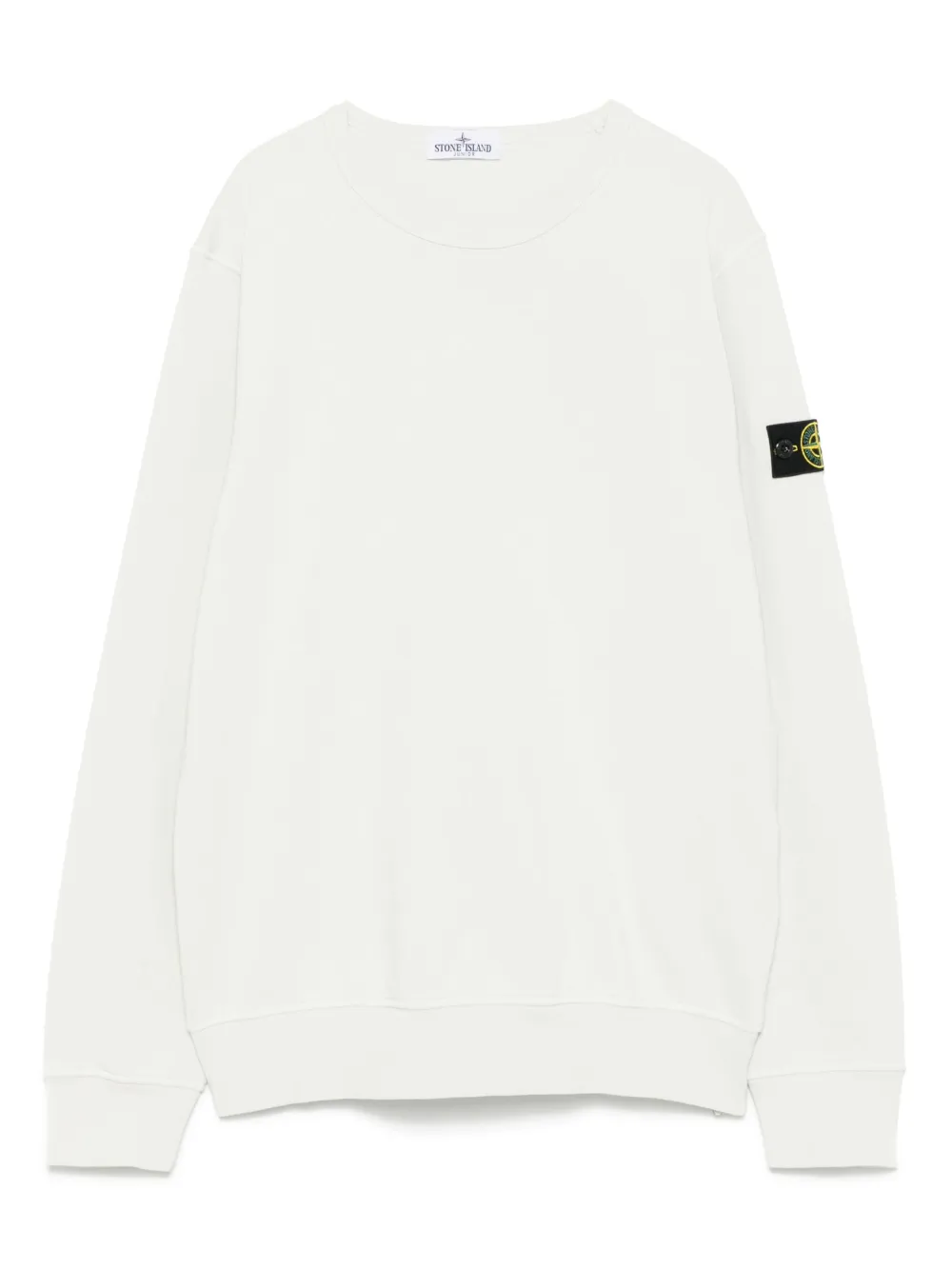 

Толстовка с нашивкой Compass Stone Island Junior, нейтральный
