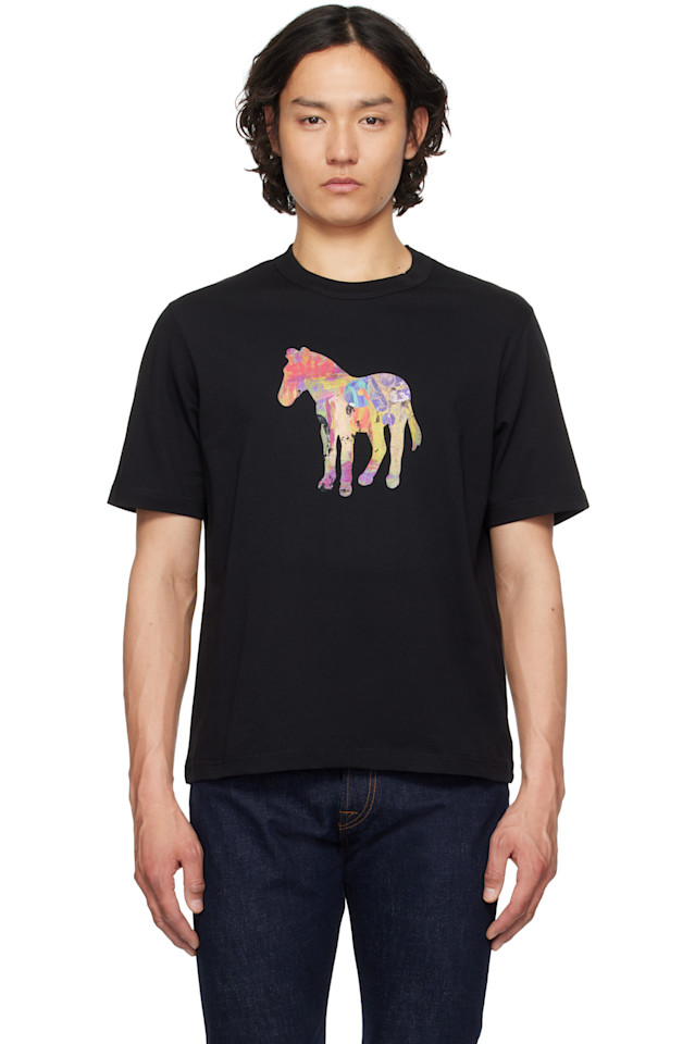 

Футболка с принтом зебры Craft Ps By Paul Smith, черный