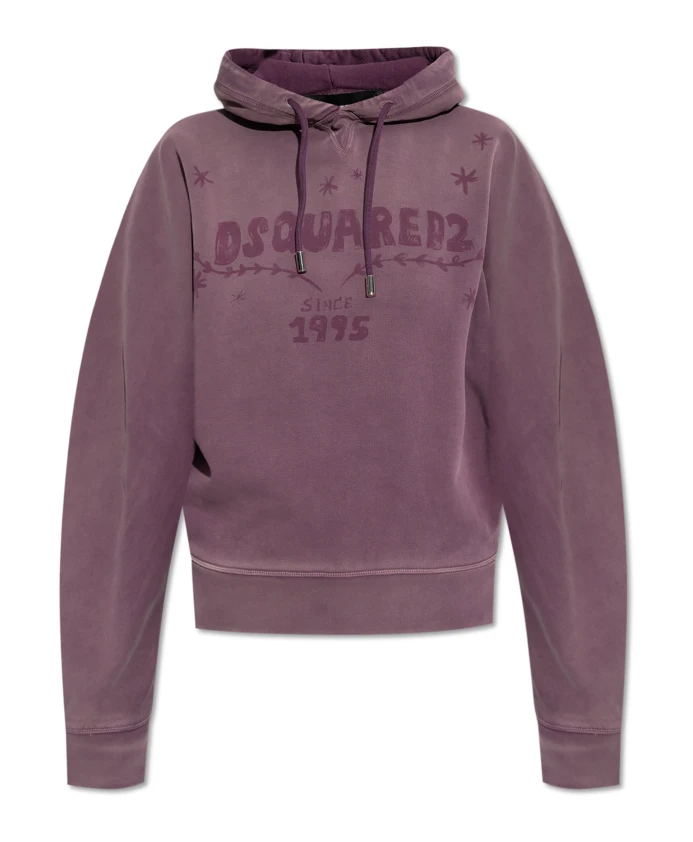 

Толстовка с логотипом Dsquared2, фиолетовый
