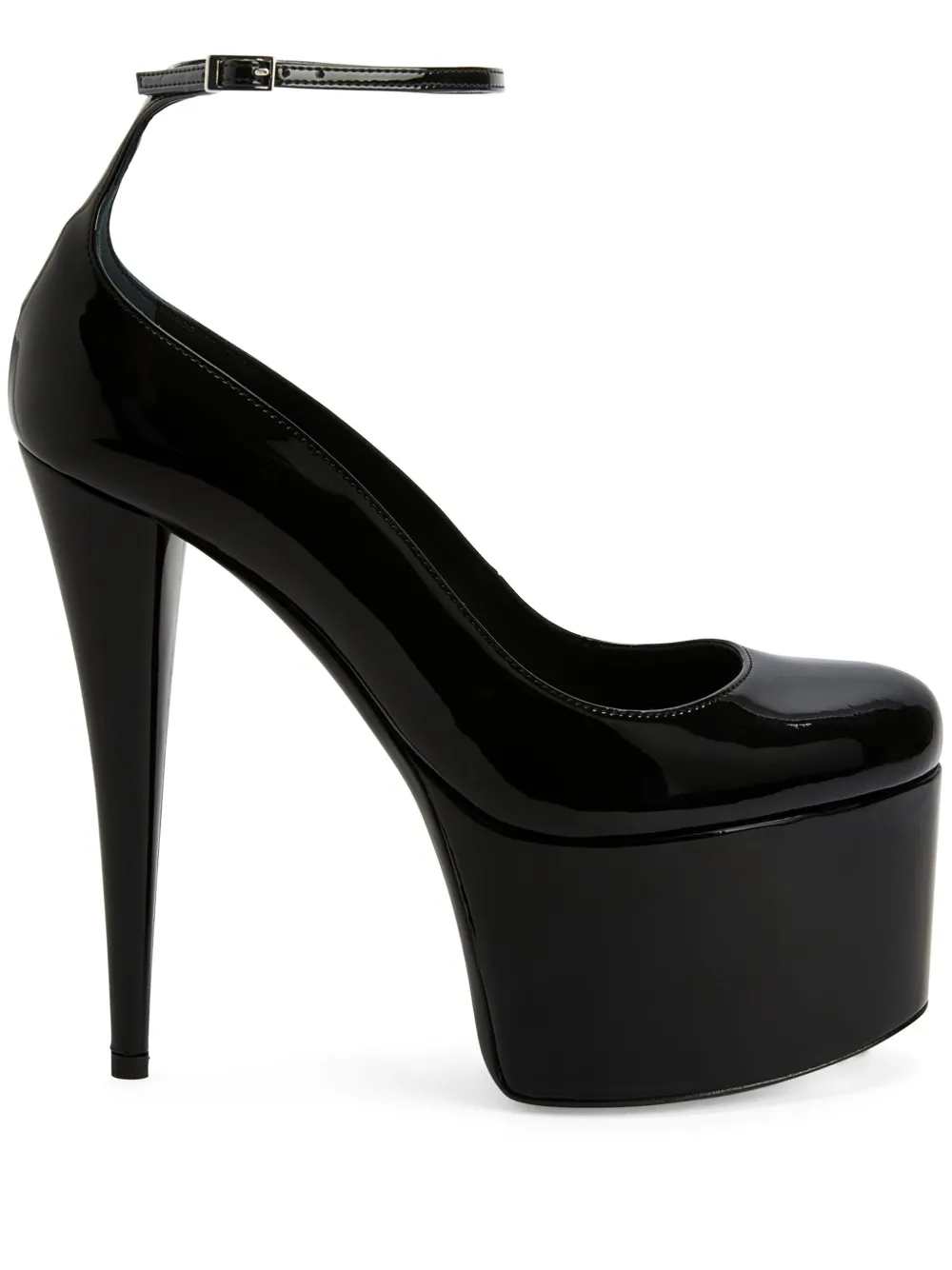 Лакированные туфли на шпильке Giuseppe Zanotti, черный