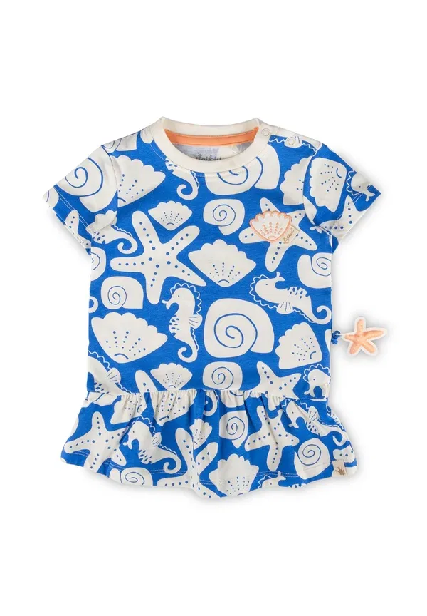 Платье Sigikid sea you jersey dress, сине-белое