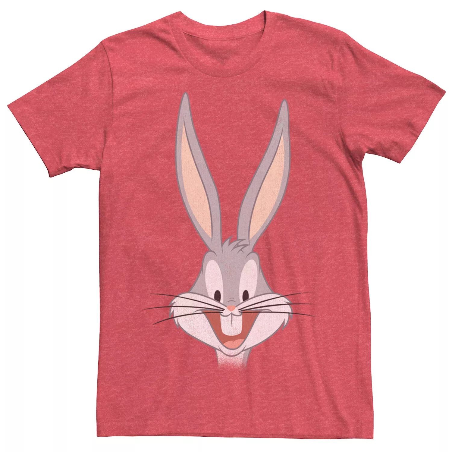 

Мужская футболка с большим лицом Looney Tunes Bugs Bunny Licensed Character