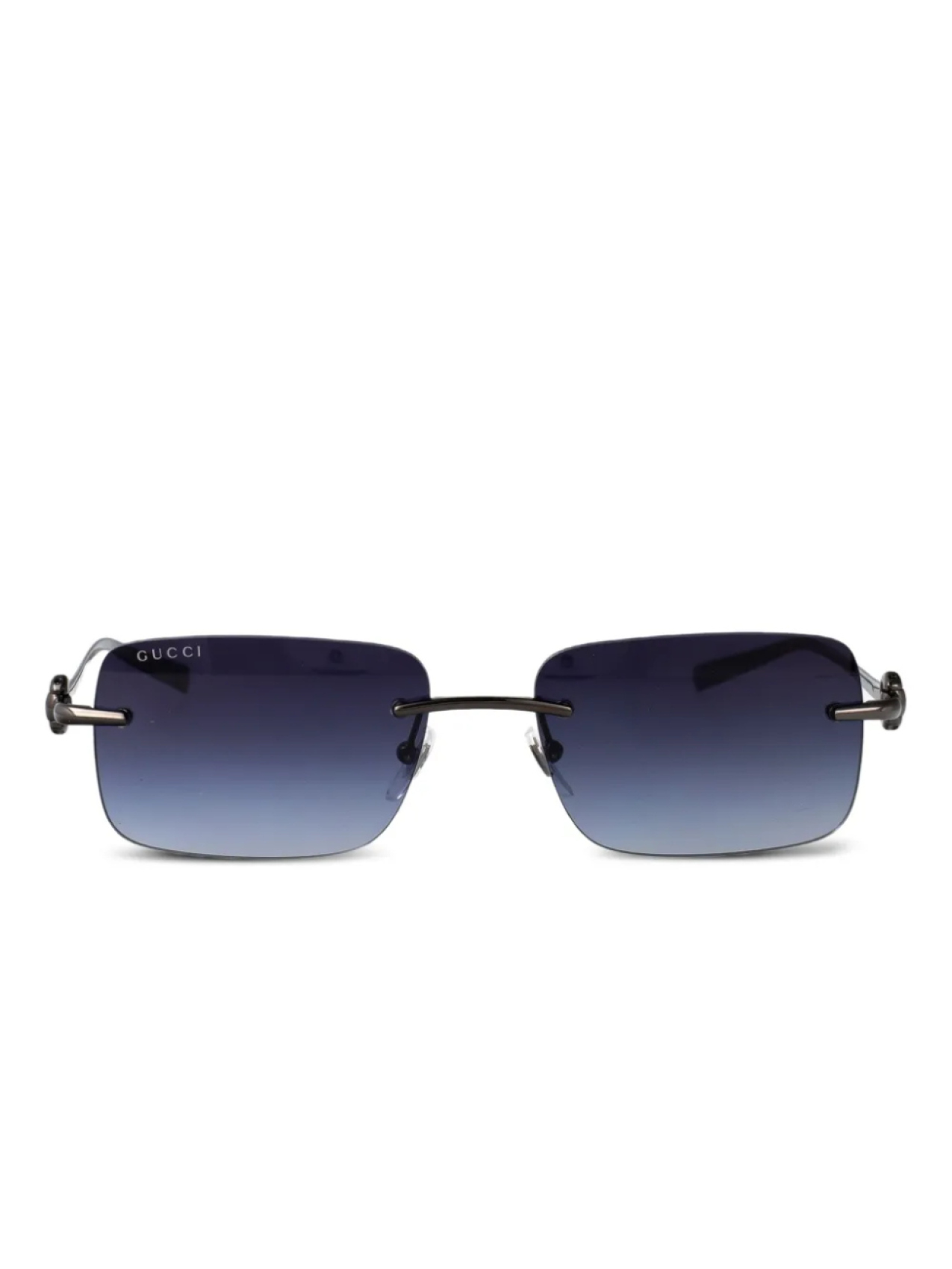 

Солнцезащитные очки в прямоугольной оправе Gucci Eyewear, серый