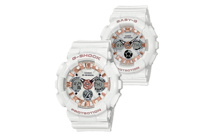 

Часы CASIO унисекс G-SHOCK и BABY-G, Белый