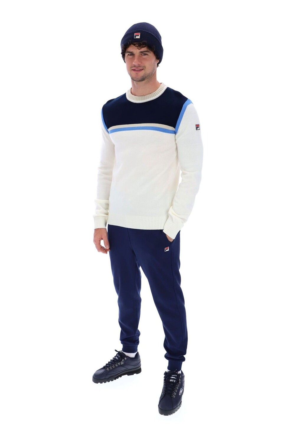 

Вязаный свитер Grayson Fila, бежевый