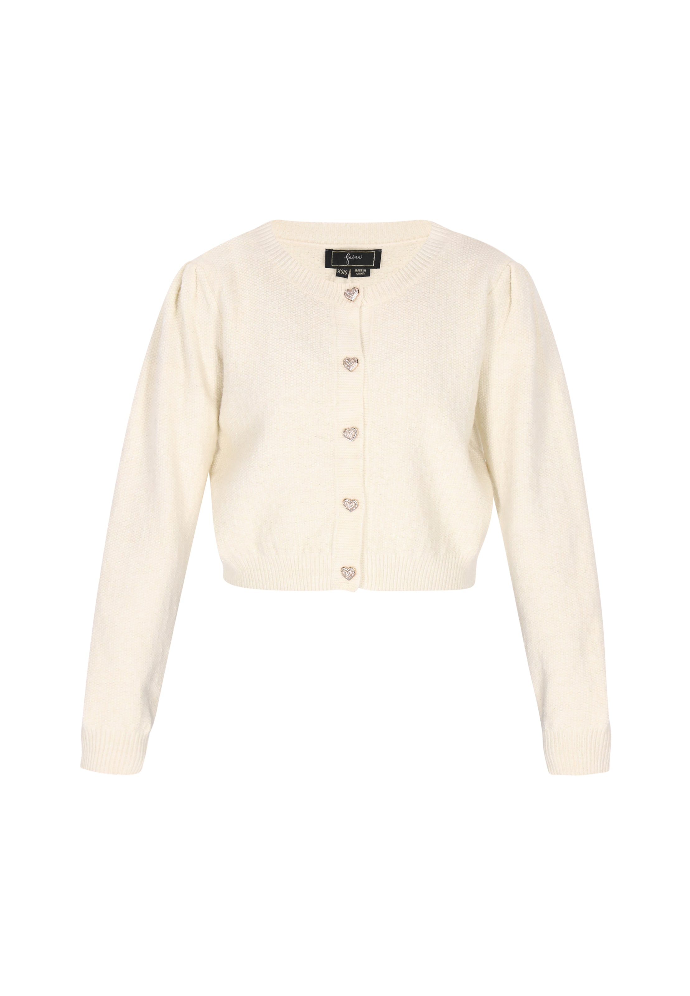 

Faina Кардиган из трикотажа в цвете айвори
