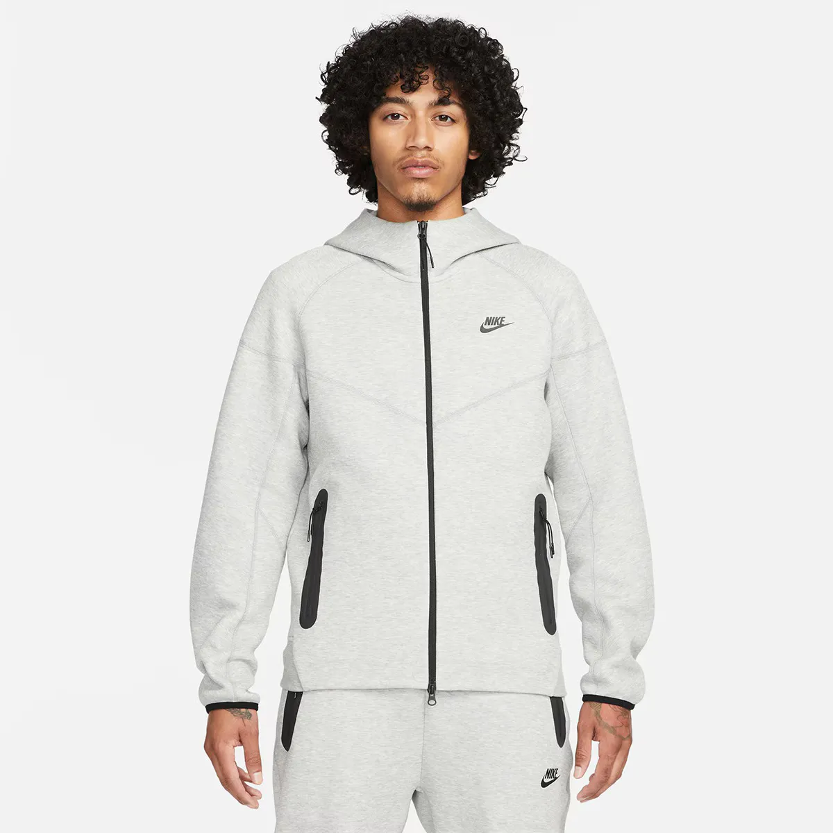 

Мужская толстовка Nike Tech Fleece, серый