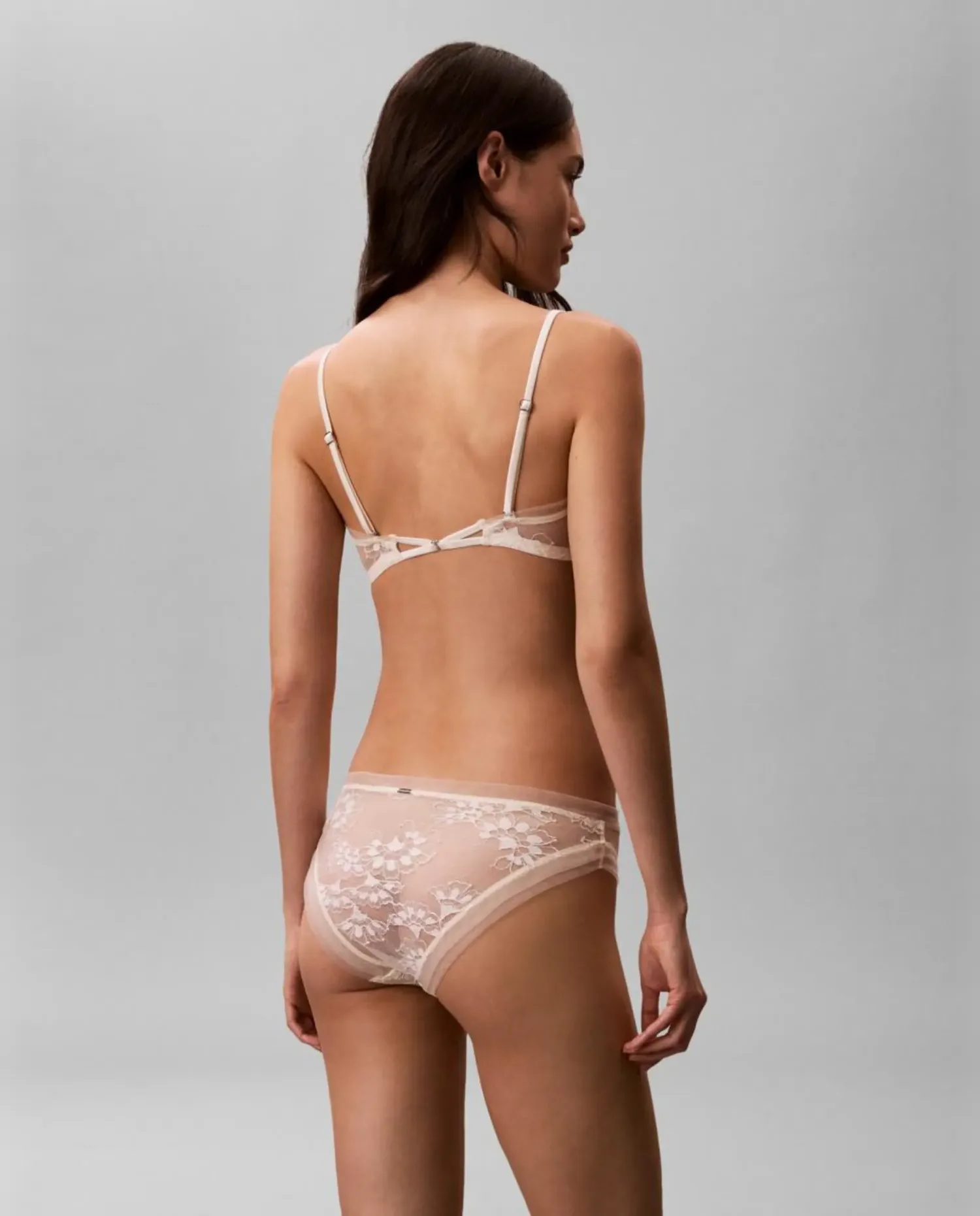 Трусики с кружевом CK BLACK BRIDAL Calvin Klein, белый — фото 2