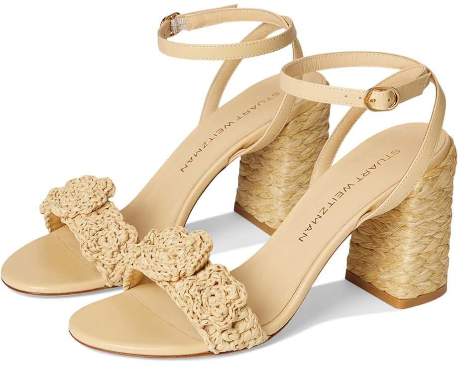 Туфли Stuart Weitzman Magnolia Block 85, цвет Natural Tonal