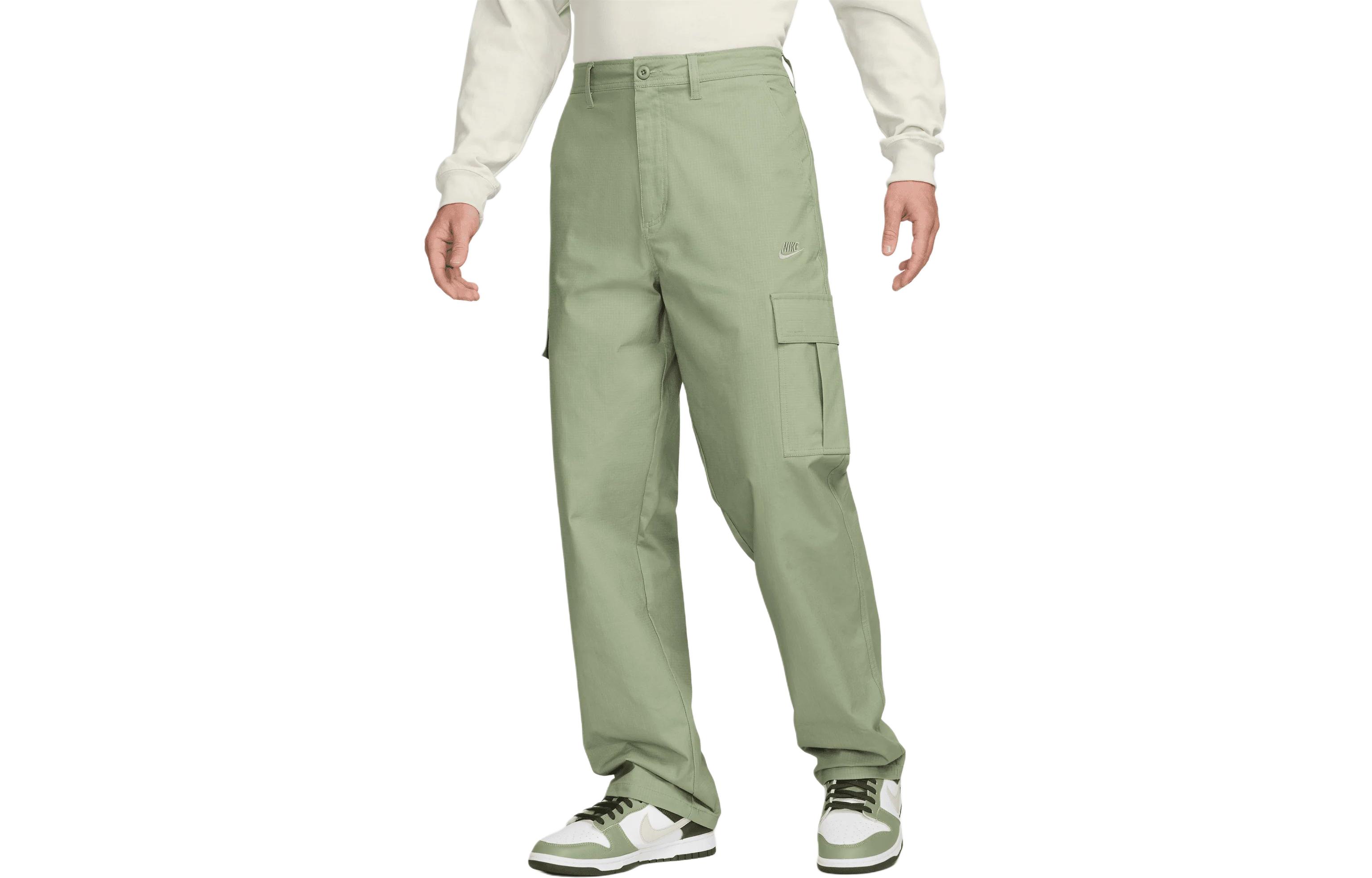 Nike CLUB Cargo Pants Мужские Маслянисто-зеленые — фото 2